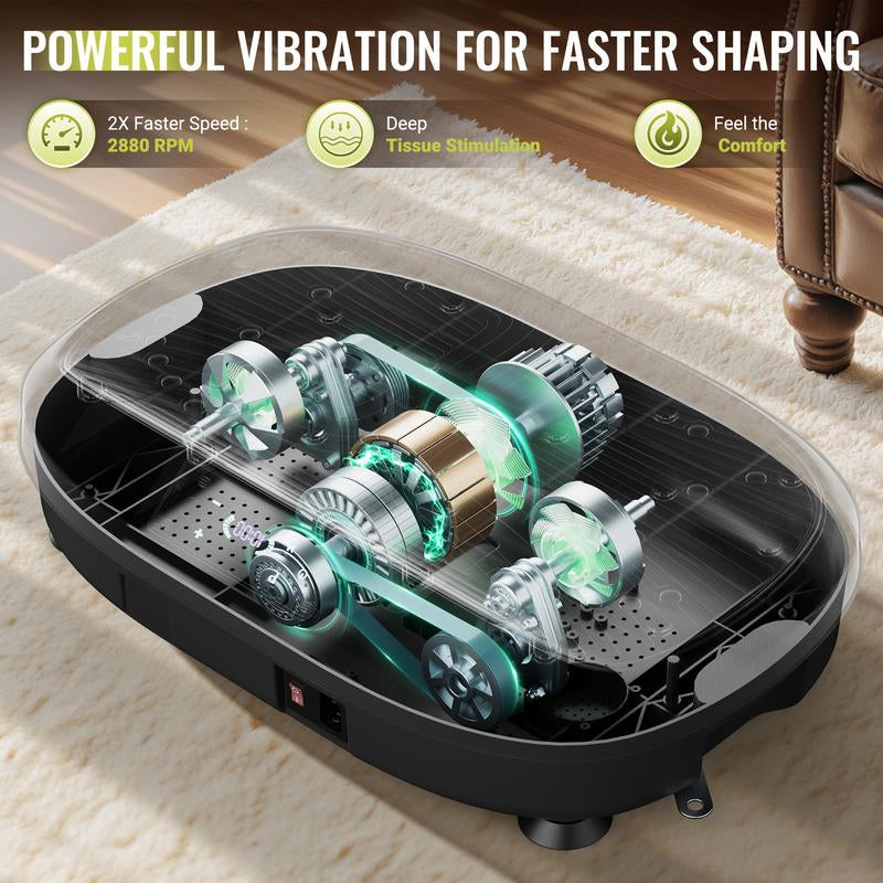 【FLYBIRD & Feierdun】Vibration Plate Machines – Multiple Styles & Colors, Strong Load Capacity, Lymphatic Drainage Machines, Whole Body Workout with 2 Resistance Bands