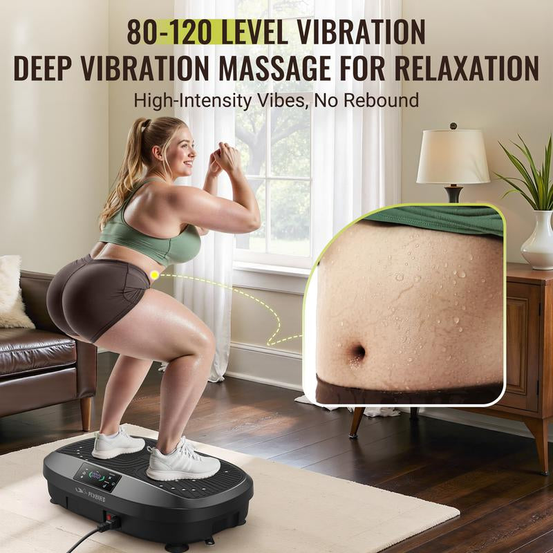 【FLYBIRD & Feierdun】Vibration Plate Machines – Multiple Styles & Colors, Strong Load Capacity, Lymphatic Drainage Machines, Whole Body Workout with 2 Resistance Bands
