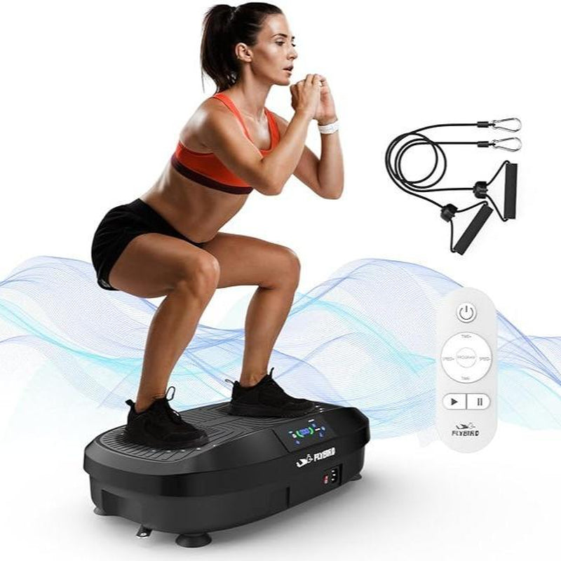 【FLYBIRD & Feierdun】Vibration Plate Machines – Multiple Styles & Colors, Strong Load Capacity, Lymphatic Drainage Machines, Whole Body Workout with 2 Resistance Bands