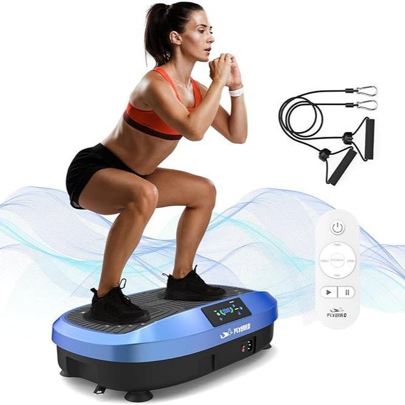 【FLYBIRD & Feierdun】Vibration Plate Machines – Multiple Styles & Colors, Strong Load Capacity, Lymphatic Drainage Machines, Whole Body Workout with 2 Resistance Bands