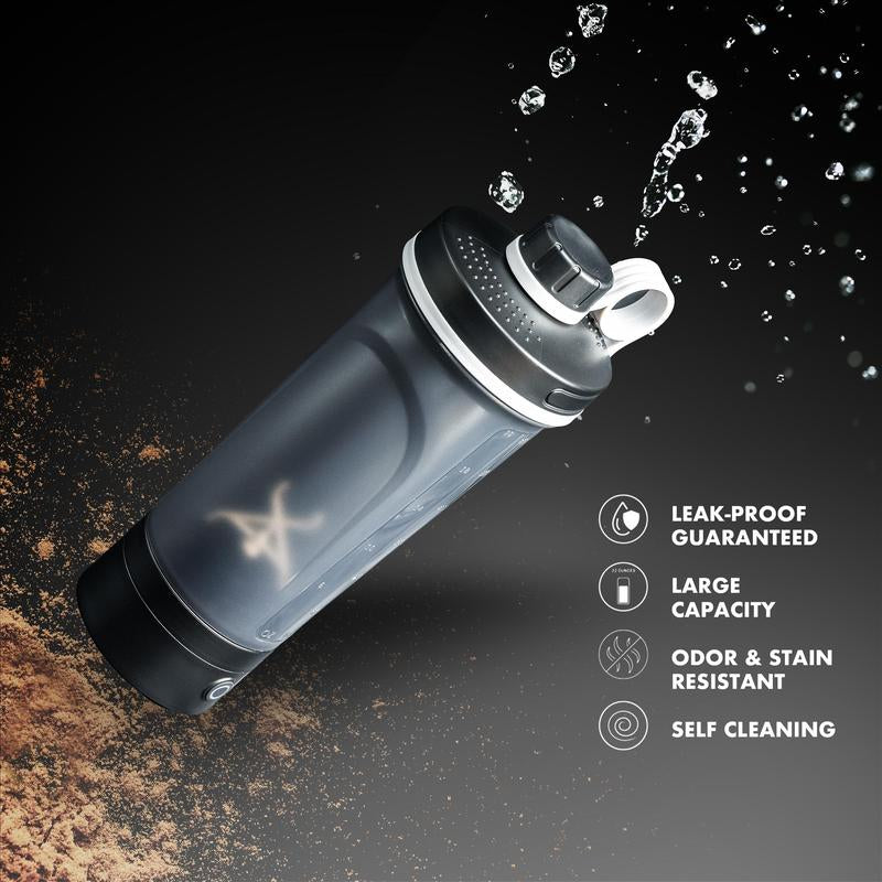 Mixmate Electric Shaker Blender Bottle - Rechargeable Type-C Cup for Gym Protein, Blender Bottle, and Powder Mixes, BPA Free, Self Stirring Design