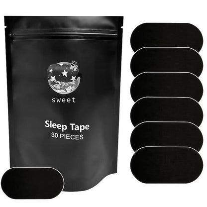 Everest Mouth Tape 120 Strips 4-Month Supply Hypoallergenic Adhesive Gentle Ultra Breathable Stop Snoring Sleep Tape Sports Accessory Black and Pink