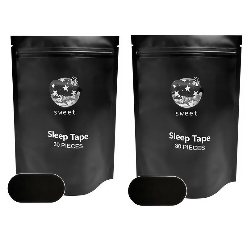 Everest Mouth Tape 120 Strips 4-Month Supply Hypoallergenic Adhesive Gentle Ultra Breathable Stop Snoring Sleep Tape Sports Accessory Black and Pink