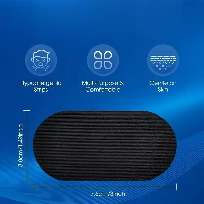 Everest Mouth Tape 120 Strips 4-Month Supply Hypoallergenic Adhesive Gentle Ultra Breathable Stop Snoring Sleep Tape Sports Accessory Black and Pink